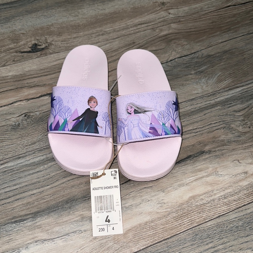 adidas Disney Kids' Frozen Adilette Shower Slides